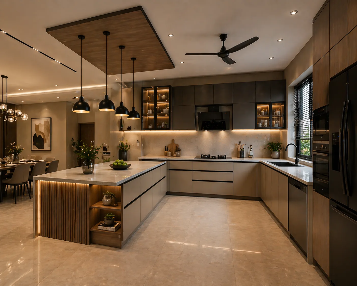 Kitchen island concept detail, C-Scheme, Jaipur