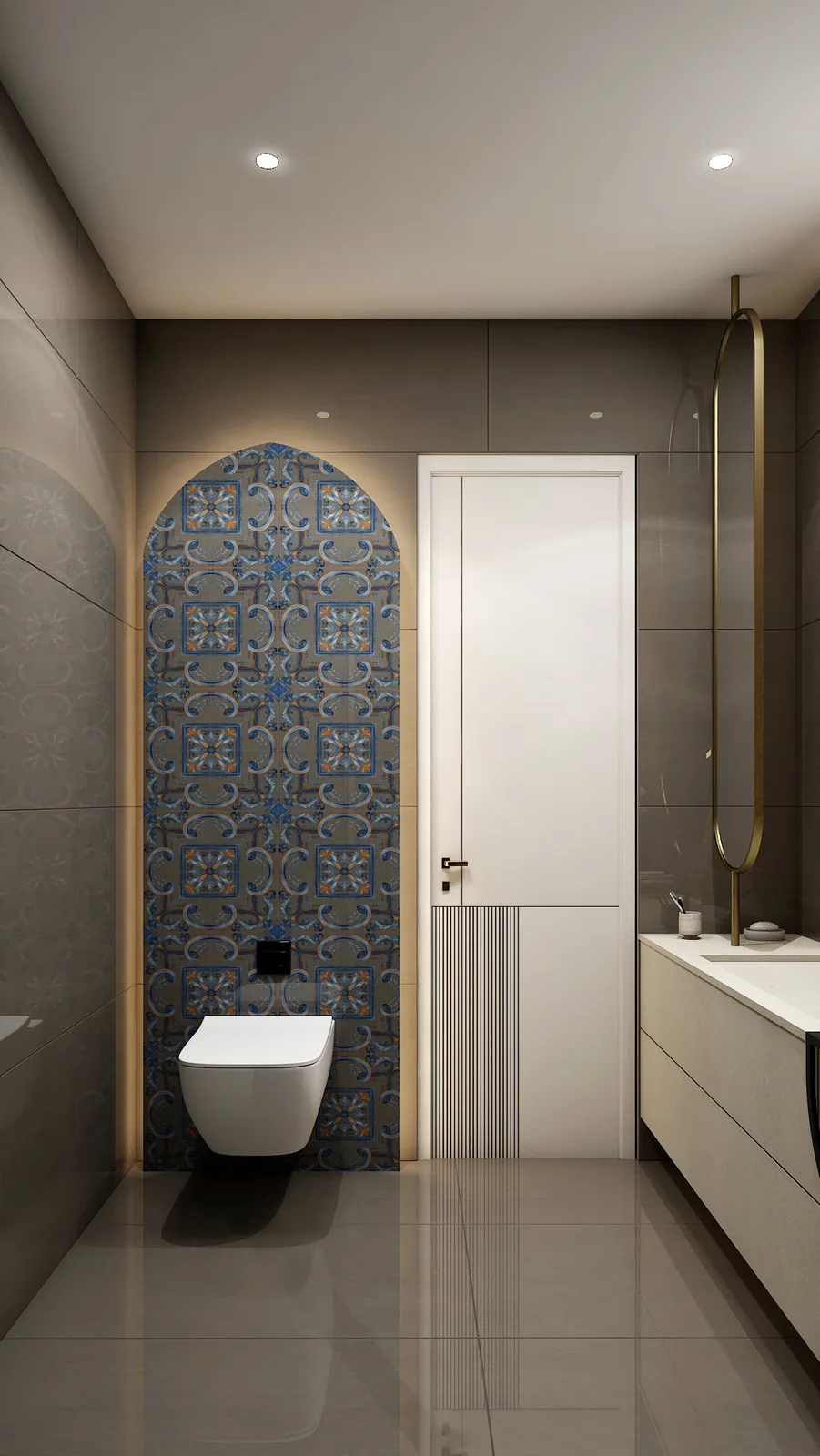 Second bathroom detail, Balram Residence, Jaipur