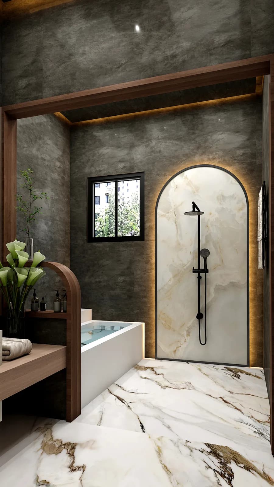 Bathroom, Krish Residence, Jaipur