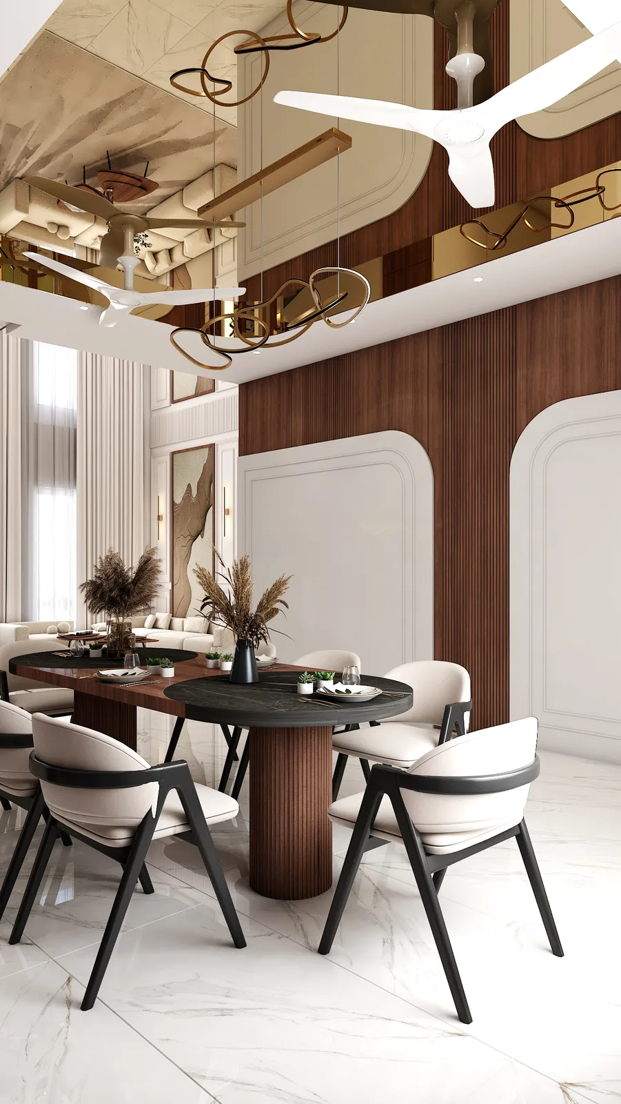 Dining area, Paritosh Residence, Jaipur
