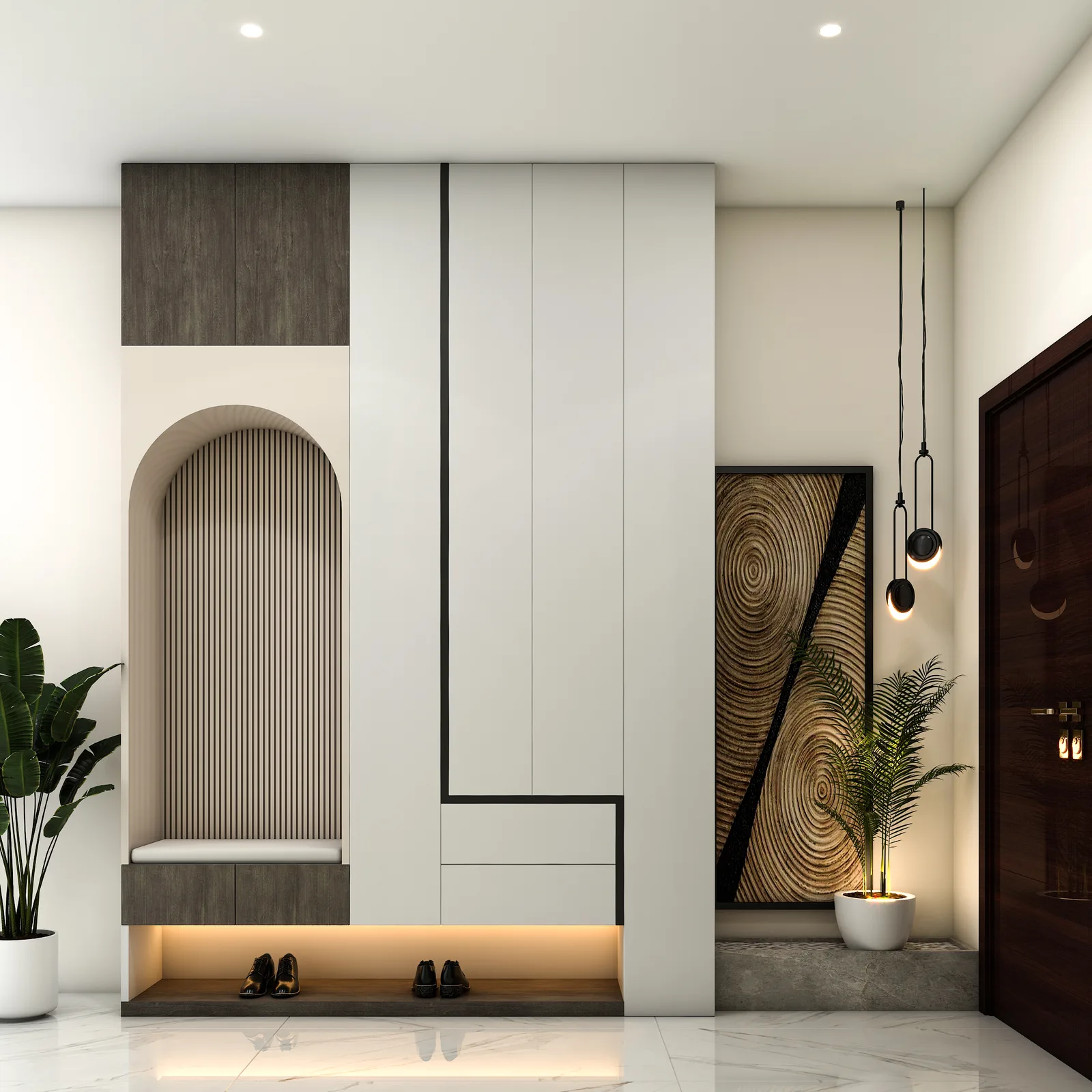 Feature wall, Rakesh Residence, Jaipur