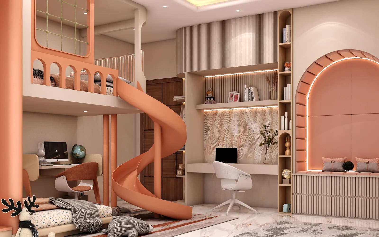 Kids' bedroom, Krish Residence, Jaipur