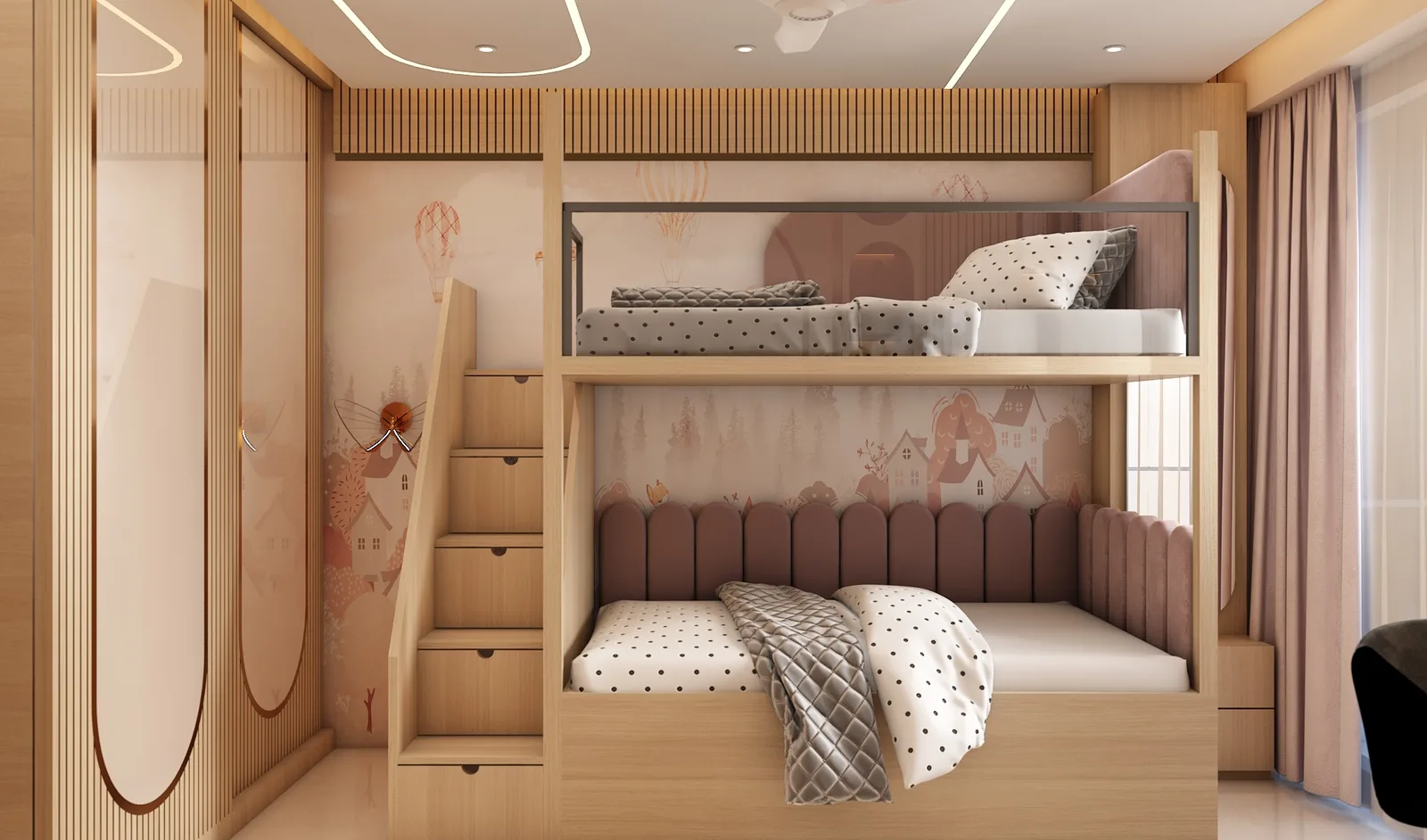 Daughter's bedroom, Ved Prakash Residence, Jaipur