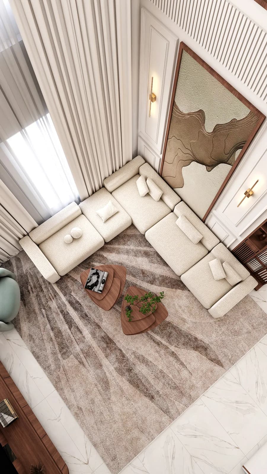 Living room seating, Paritosh Residence, Jaipur
