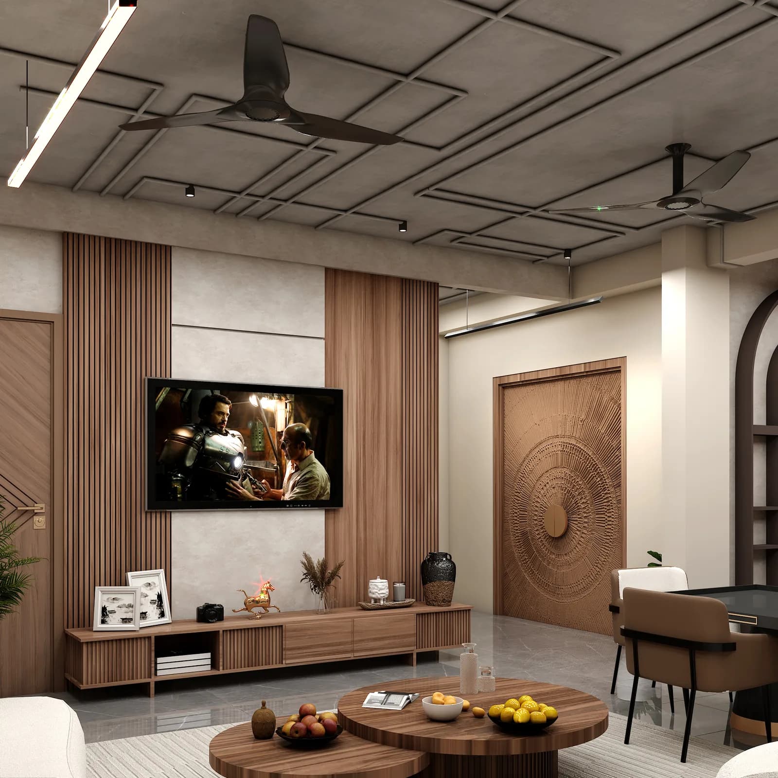 Living room seating, Saurabh Jain Residence, Jaipur