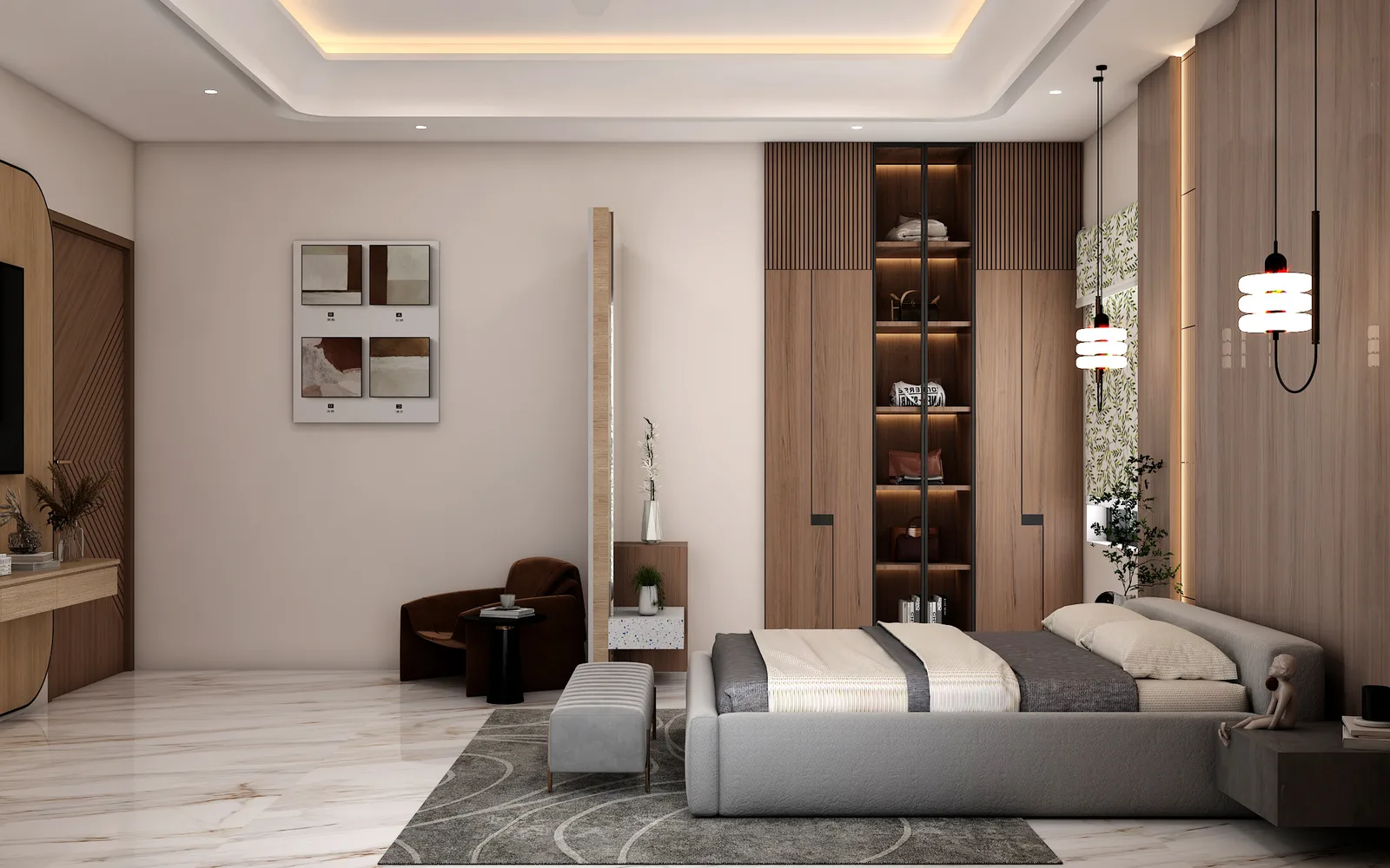 Villa top-floor bedroom, Civil Lines, Jaipur