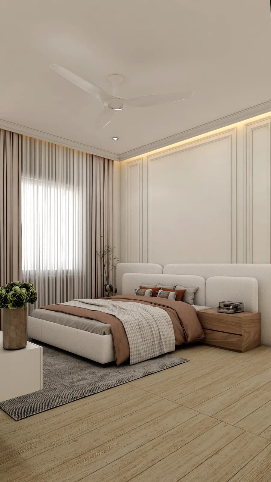 Bedroom, Rishabh Residence, Jaipur