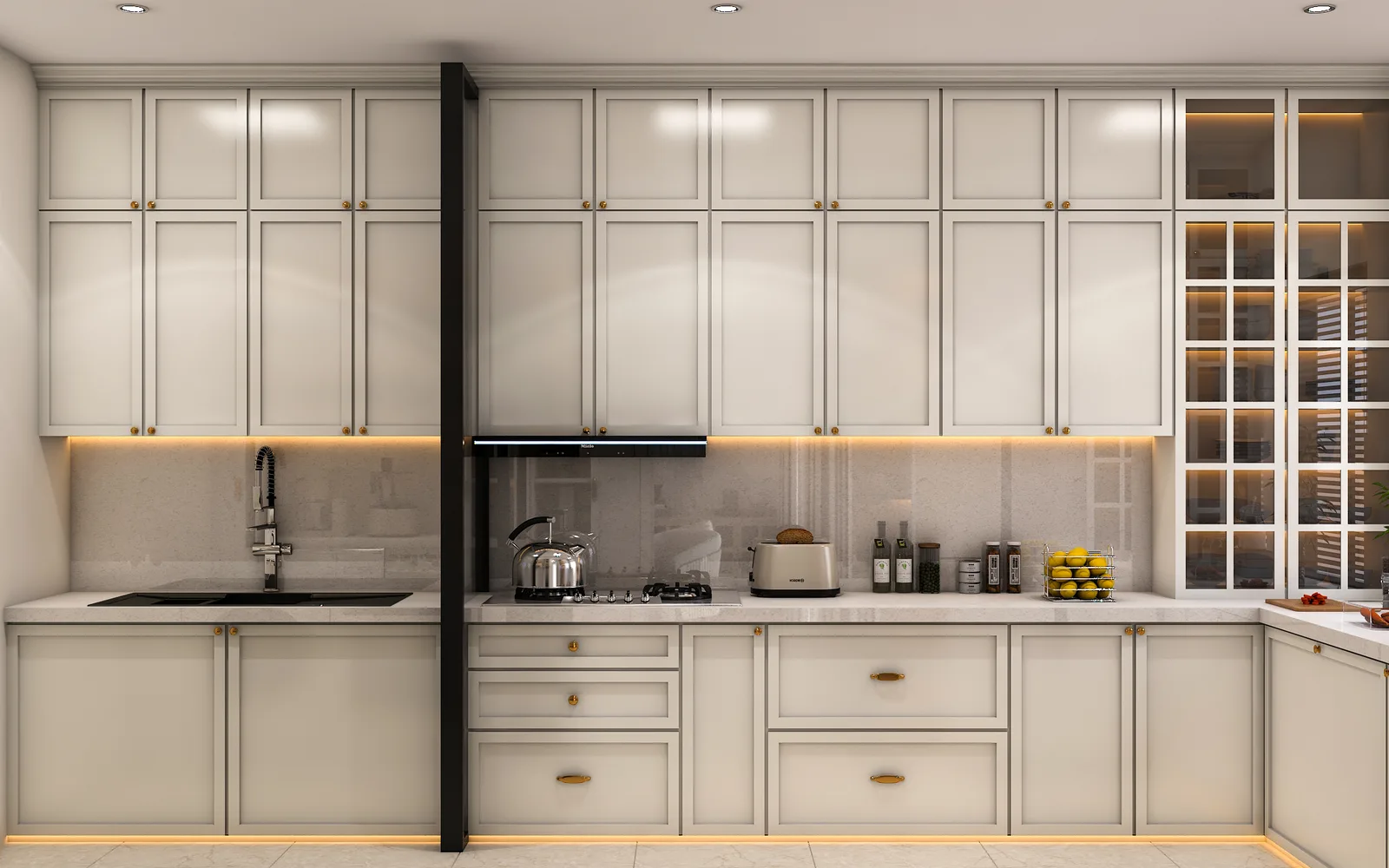 Modular kitchen, Rishabh Residence, Jaipur
