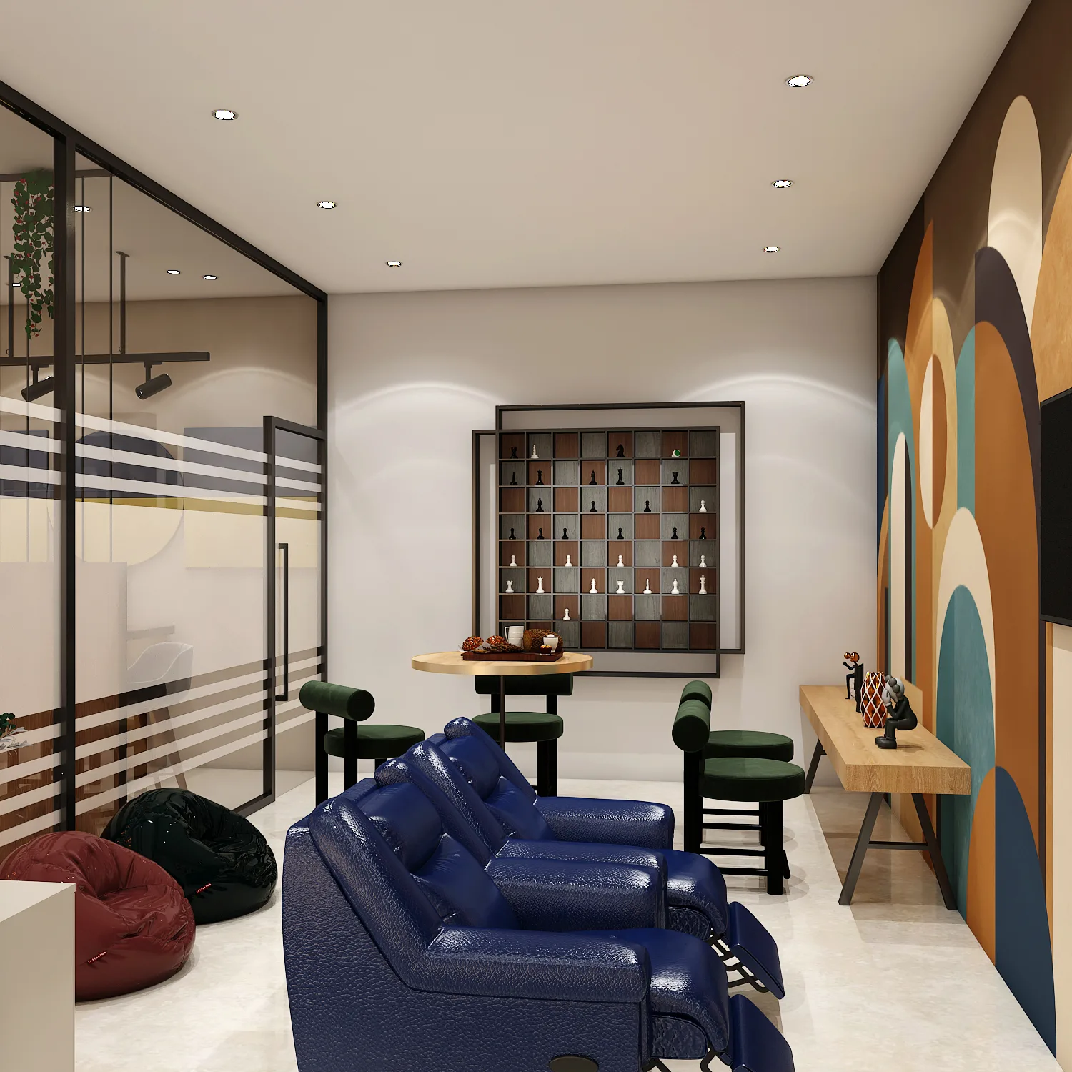 Office meeting room detail, Jaipur