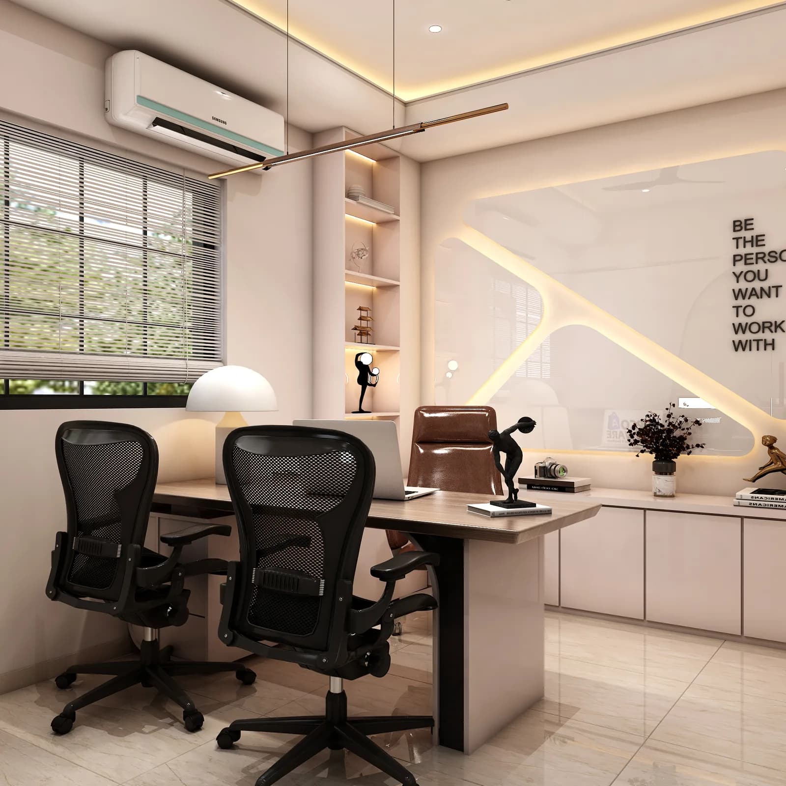 Cabin detail, Hariom Corporate Office, Jaipur