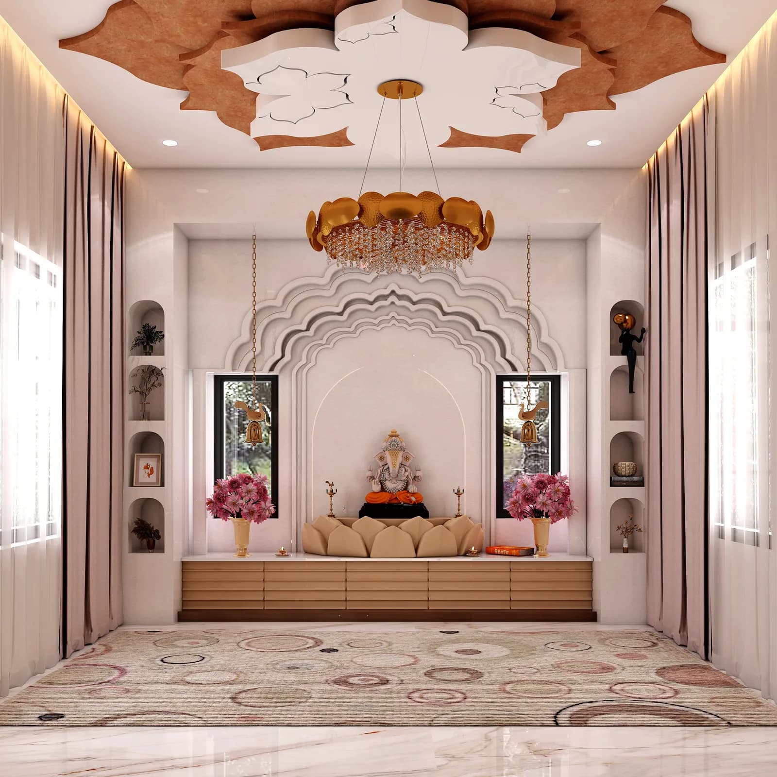 Home mandir, Krish Residence, Jaipur