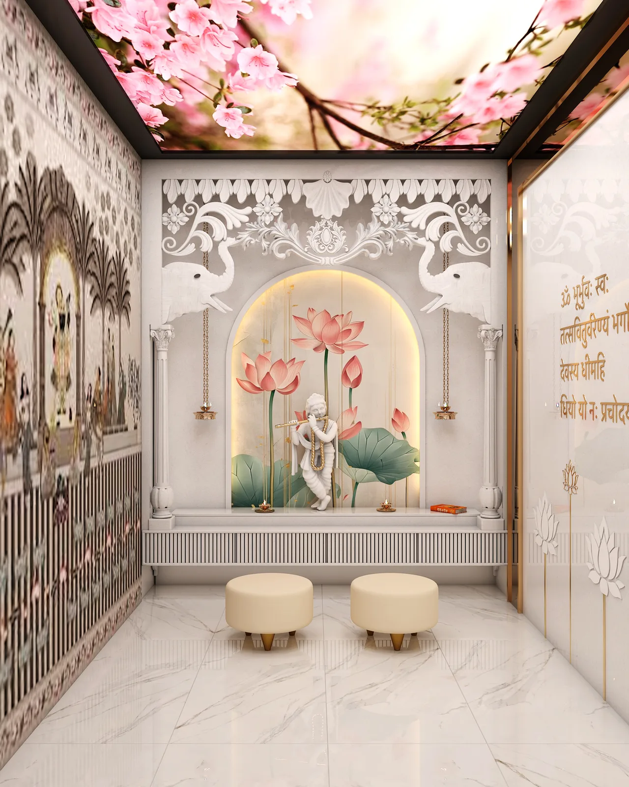Home mandir, Rakesh Residence, Jaipur