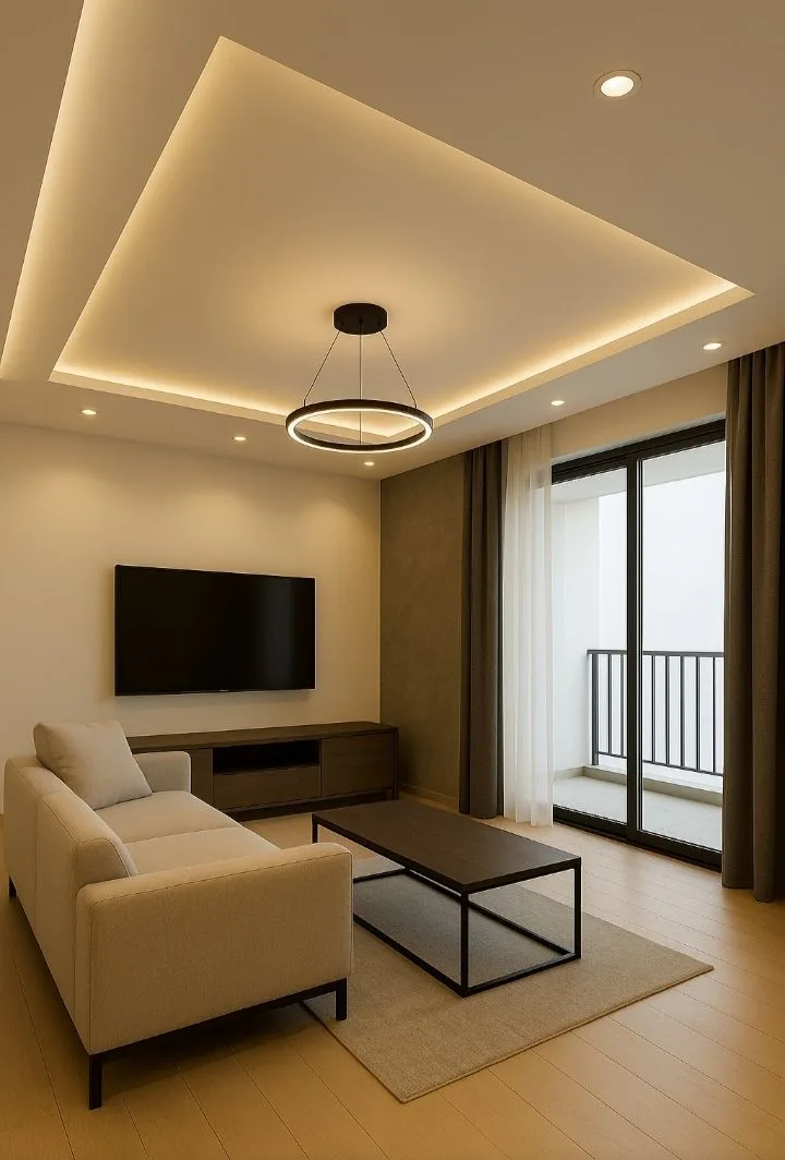 False ceiling and lighting design concept, Jaipur