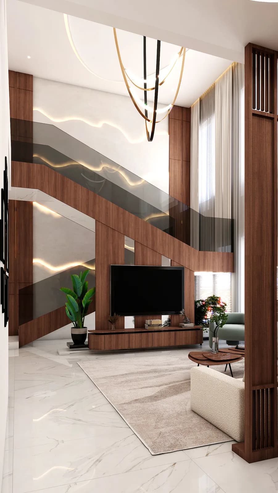 Living room of the Paritosh Residence, Jaipur