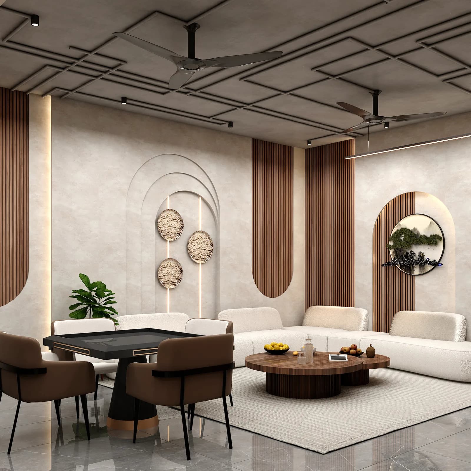 Living room of the Saurabh Jain Residence, Jaipur