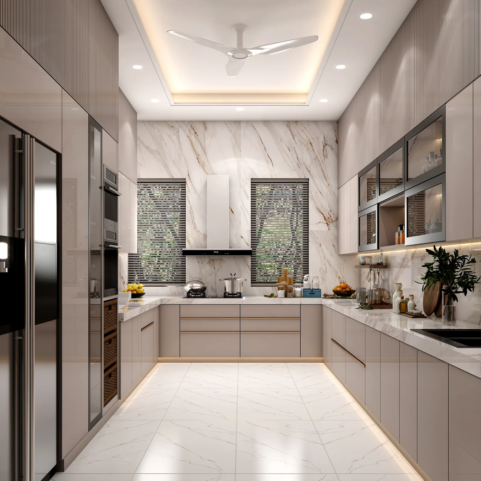 Modular kitchen, Ram Ji Residence, Jaipur