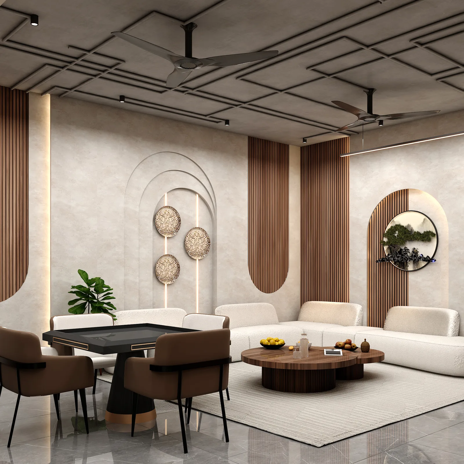 Living room of the Saurabh Jain Residence, Jaipur